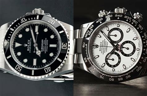 rolex daytona vs rolex submariner|Submariner Vs Daytona: our Complete Guide .